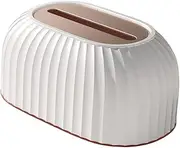 BRIGHTFUFU Stylish Desktop Tissue Holder Tissue Storage Box for Home Office Living Room and Dining Table Paper Towel Dispenser for Easy Access and Organization