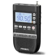 Portable Radio AM FM to Bluetooth Earphone, as Bluetooth Speaker, 2000mah Rec...