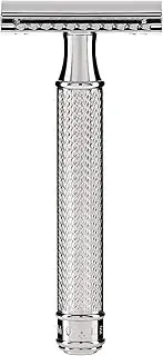 M MÜHLE WU-MHL-R-89-GRANDE Safety Razor Grande with Closed Comb, Handle Material Chrome-plated, 1 Pound, 1 Count (Pack of 1)