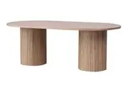 MD Oscar Solid Timber Trunk Leg Dining Table