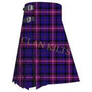 Scottish Traditional Masonic Handmade 8-yard Tartan Kilt for Men Custom Size