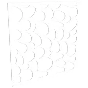 ProtectorAl 300-1200mm x 300-1200mm Gloss White/Satin White Riverstone Unframed Composite Deco Panel
