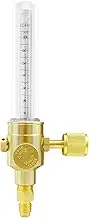 0386-0849 Nitrogen Flow Meter 1/4 Inch SAE Flare Inlet and Outlet Connection 50PSI 0-75CFH Nitrogen Flow Indicator for Brazing