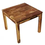 Q Toys Standard Kids Oiled Acacia Hardwood Table 50cm