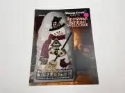 Stoney Creek Snowman Sentinel Welcome Counted Cross Stitch Pattern