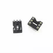 10Pcs 6 PIN Round DIP IC Sockets Adaptor Narrow Good Quality