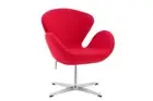 NNEKG Matt Blatt Arne Jacobsen Swan Chair Replica (Red)
