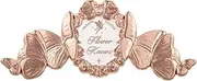 Flower Knows Hair Clips,Midsummer Fairytales Decorative Butterfly Hair Clips for Girls & Women,Elegant Hair Accessories,Bridal,Wedding,Party,Prom(golden butterflies)
