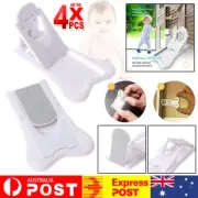 2/4Pcs Sliding Door Lock for Child Safety Baby Door Closets Window Childproof AU