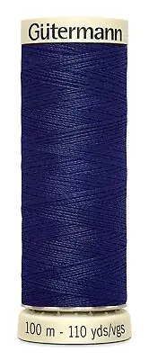 Gutermann Sew-All Thread 110yd-Dark Navy (Pack of 6)