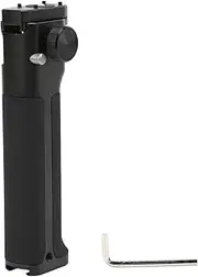 Aluminum Alloy Hand Grip Extension Rod with Cold Shoe Mount for Zhiyun Weebill‑S, 1/4 Inch Screw Hole, Fast Double Lock System, Reduce Handheld Pressure, Comfortable Photography E