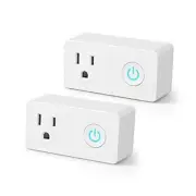 WiFi Heavy Duty Smart Plug Outlet, No 2 Pack for Alexa and Google Assistant
