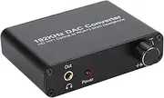 192KHz DAC Converter, Digital/Analog Converter, 5.1 SPDIF Optical Digital Analog Stereo Analog for HDTV / PS3 / etc.