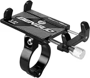 Bicycle Mobile Phone Mou Aluminium Cycle Handlebar Phone Holder for 3.0-6.8 inches Phone Mou Bracket