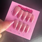 Peach Sweet Tea Cat Eye Blush Gradient Press-On Nails - Handcrafted Custom Luxury Nail Art