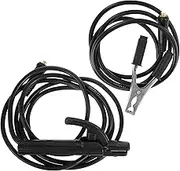 Upgrade Electrode Holder Cables Ground Clamp Set Welding Machine Accessories for Diy