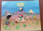 Disney The Little Mermaid Under The Sea Map 5 Pin Set Ariel King Triton Flounder