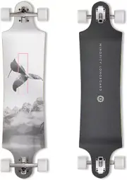 MINORITY Downhill Maple Longboard Skateboard | 40-inch Drop Trough Deck | Mad...