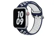 Apple Watch IWatch Band Silicone Strap Blue & White