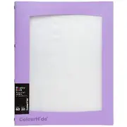 Colourhide Display Book Insert Cover 20 Sheets Lilac