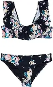 [O'Neill] Girl's Rosetta Ruffle Tie Back Bralette (Little Kids/Big Kids)