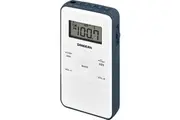 Sangean Rechargeable DT140 AM FM Digital LCD 1000W USB Pocket Radio S Size White