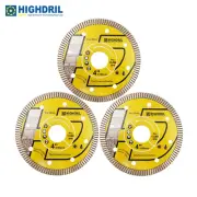3pcs 4" Turbo Diamond Saw Blade Porcelain Granite Cutting Disc/Wheel Cutter
