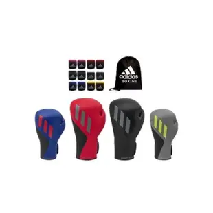 【adidas 愛迪達】adidas speed150 拳擊手套超值組合(拳擊手套+拳擊手綁帶+收納背包)