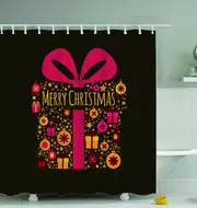 Merry Christmas Present Shower Curtain