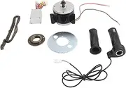 Baxnore Brushed Motor Set, Aluminum Alloy Controller with 55T Chainring, Complete Conversion Kit for Low Noise