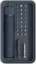 HOTO Electric Screwdriver Kit, 3.6V Cordless Screwdriver Set, Upgraded Capacity, Magnetic Case Lid, Mechanical Knob, 25 S2-steel Bits, Manual & Electric, LED Light (Blue)