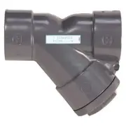 Hayward Flow Control Y Strainer,4 5/8" H,7 mesh,PVC YS10100S Hayward Flow