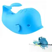 Bath Spout Cover for Bathtub Baby Shower Protector Cover Baby Whale Nipple Blue