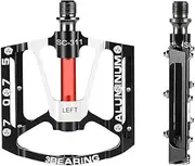 Pedals Bike Ultralight Pedals 3 Bearings 7075 Aluminum Alloy Flat Pedals Road Bike Non-Slip Colorful Cycling Pedals Lightweight