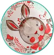 [SOLUSTRE] Adorable Ceramic Rice and Noodle Bowl Food Bowl for Salad Soup and Rice Serving Housewarming Present Easy to Clean Microwave and Dishwasher Safe