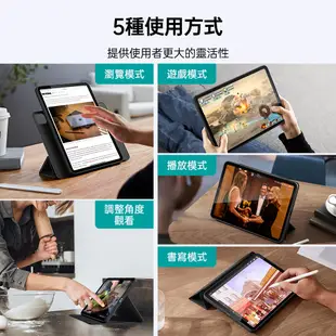 ESR億色 iPad Air 5/Air 4 10.9吋 優觸巧拼系列保護套 多折款 贈鏡頭框