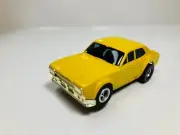 AFX ~ RARE~ AURORA ~ ESCORT ~ Chrome Stripped ~ DARK YELLOW & AW CHASSIS ~ NEW