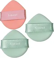 3pcs Make up Powder Puff Dry Wet Dual-use Round Flat Makeup Sponge Compact Cushion Puff for Routine Random