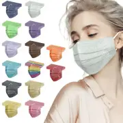 10 pcs Disposable Adult Mask Glitter 3 Layer Disposable Glitter Mask