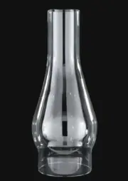 4" X 12" CLEAR GLASS BIG STORE OIL LAMP CHIMNEY FOR LARGE CD RAYO BURNER 57980JB