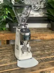 MAZZER SUPER JOLLY V ELECTRONIC BRAND NEW WHITE ESPRESSO COFFEE GRINDER CART CAF