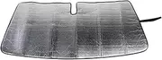 LESANGBAIHUODIAN Fit for 4 Runner Car Front Anti UV Ray Window Windshield Sunshade Cover Fit for Toyota 4Runner 2017+ Car Accessories (Color : Silver)