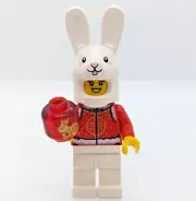 LEGO Chinese Lunar New Year of Rabbit Minifigure Costume Girl hol310 80111