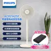 【PHILIPS 飛利浦】 窄邊框時尚美型風扇 +20000mAh行動電源 (ACR2142SF+DLP7721C/96)