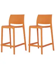 Lagoon Furniture Set of 2 Sensilla Stackable Bar Stools