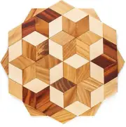 Wooden trivet Farmhouse kitchen decor Trivets for hot dishes Hot pad kitchen