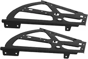 ABOOFAN 2pcs Black Overlay Cabinet Flip Frame Hinges for Shoe Cabinets Smooth Operation Drawer Hardware Parts User Friendly Flip Design for Easy Shoe Access for Home and Office