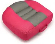 Car Booster Seat Cushion Heightening Height Boost Mat, Automotive Seat Cushions, Driver Booster Seat Car Seat Cushion Portable Car Seat Pad for Car Office Home(Rosy)