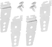 [Yardenfun] 4pcs Dishwasher Brackets Durable Dishwasher Fixing Clips for Secure Support Compatible with Various Models Essential Kitchen Appliance Accessories