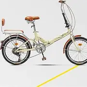[MilkYa] Retro Folding Bicycle